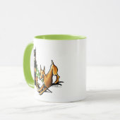 Mug Brochure miniature sur les pommes (Devant gauche)