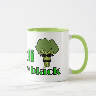 Mug Brocoli est le nouveau poisson noir - Funny Vegan