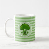 Mug Brocoli vert heureux (Gauche)