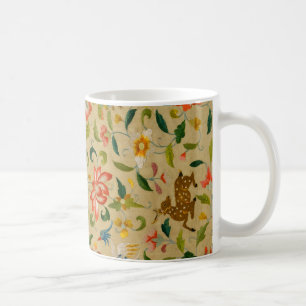 Mug Broderie animale vintage en crewel : Tapisserie an