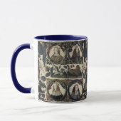 Mug Broderie de perles Charles II et Sa Reine (Gauche)