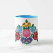 Mug Broderie hongroise de fleur d'OPUS (Centre)