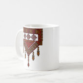 Mug Broderie palestinienne de Tatreez | Art palestine (Devant gauche)