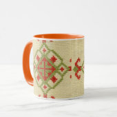 Mug Broderie ukrainienne traditionnelle (Devant gauche)