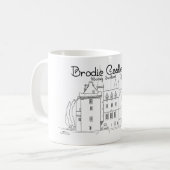 Mug Brodie Castle, Moray, Écosse (Devant gauche)