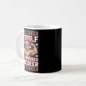 Mug Brodolf The Red Nosed Gainzdeer Funny Xmas Gym Out (Devant gauche)