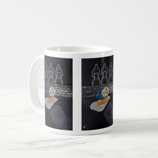 Mug Broken Then Fried peinture d'Alfred Fox (Devant gauche)