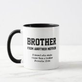 Mug Bromance | FRÈRE D'UNE AUTRE MÈRE | chrétien (Gauche)
