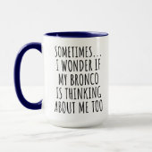 Mug Bronco Lover Sarcastique (Gauche)