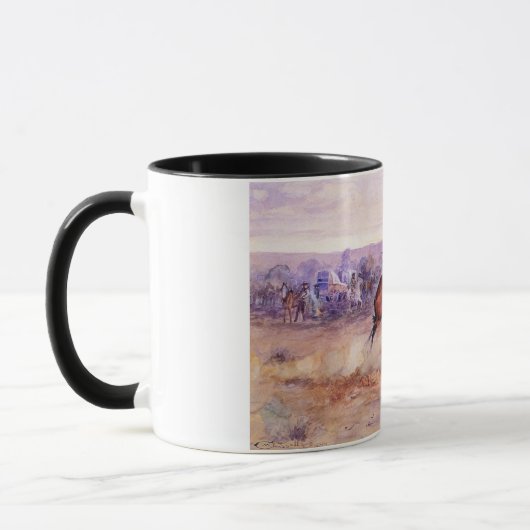 Mug Bronco (Taming a Wild Horse) (Gauche)