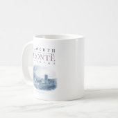 Mug Bronte Country avec Haworth Church et Parsonage (Devant gauche)