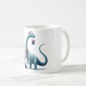 Mug Brontosaurus dinosaure de Noël (Devant droit)