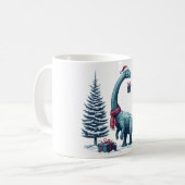 Mug Brontosaurus dinosaure de Noël (Devant gauche)