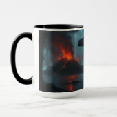 Mug Brontosaurus Écologie amusante (Gauche)