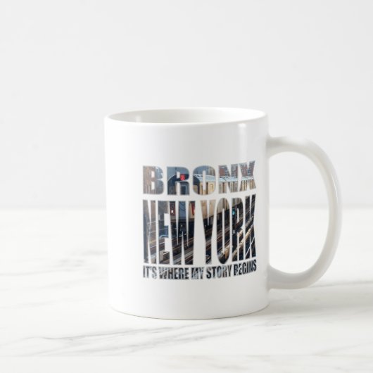 Mug Bronx New York Where My Story Begins  (Droite)