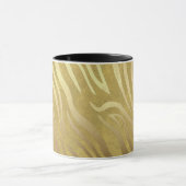 Mug Bronze d'or Zebra Print Jungle Safari Glam (Centre)