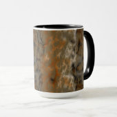 Mug Bronze et marbre de cuivre Abstrait (Devant droit)