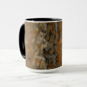 Mug Bronze et marbre de cuivre Abstrait (Devant gauche)
