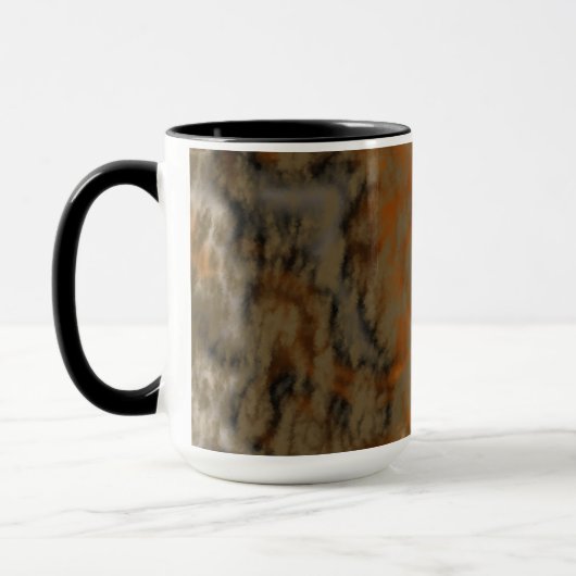 Mug Bronze et marbre de cuivre Abstrait (Gauche)
