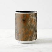 Mug Bronze et marbre de cuivre Abstrait (Centre)