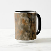 Mug Bronze et marbre de cuivre Abstrait (Devant droit)