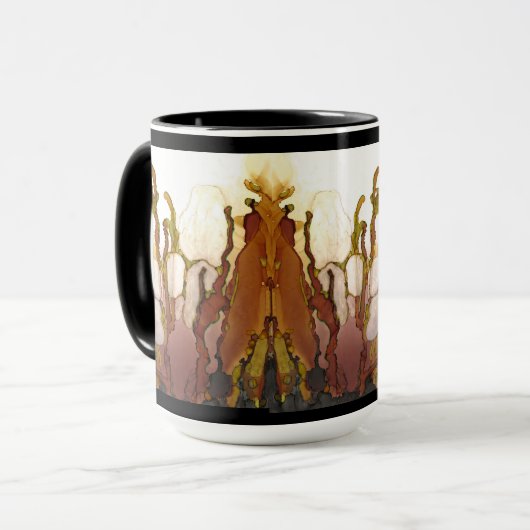 Mug Bronze Imagination Encre d'alcool (Devant gauche)