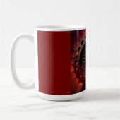 Mug Bronze Steampunk Mandelbrot Fractal (Gauche)