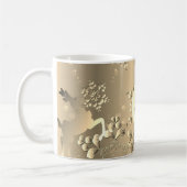 Mug Bronzy Monogramme Snowflakes et rennes (Gauche)