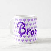 Mug Brooke en violet (Devant gauche)