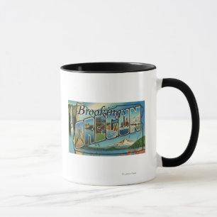 Mug Brookings, Orégon - grandes scènes de lettre