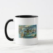 Mug Brookings, Oregon - Scènes de grandes lettres (Gauche)