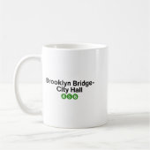 Mug Brooklyn Bridge New York Subway Station Signs, Nyc (Gauche)