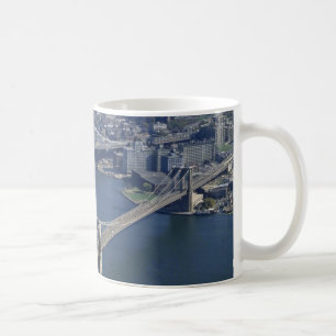 Mug Brooklyn et Manhattan de l'air, New York,