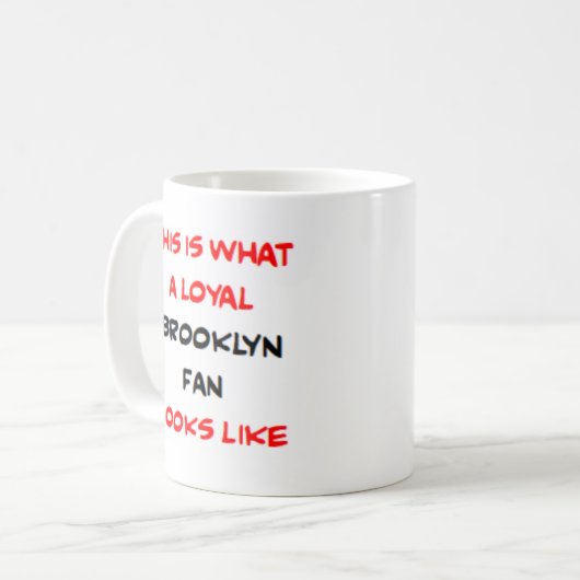 Mug brooklyn fan, loyal (Devant gauche)