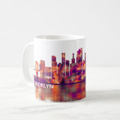 Mug Brooklyn New York Skyline (Devant gauche)