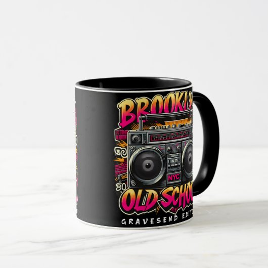 Mug Brooklyn Old School Gravesend Edition (Devant droit)