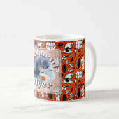 Mug Broomstick pour sorcière Halloween Circulaire fréq (Devant droit)