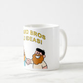 Mug Bros de barbe, grandes idées (Devant droit)