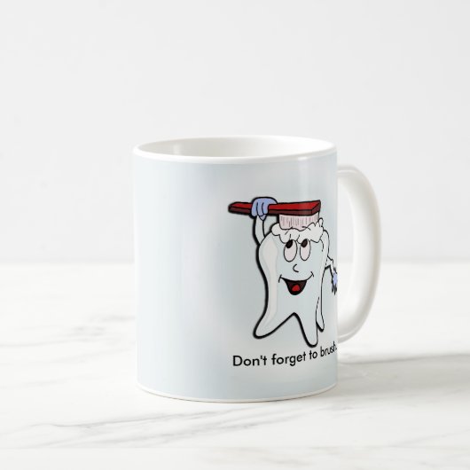 Mug Brossage de dent adorable (Devant droit)