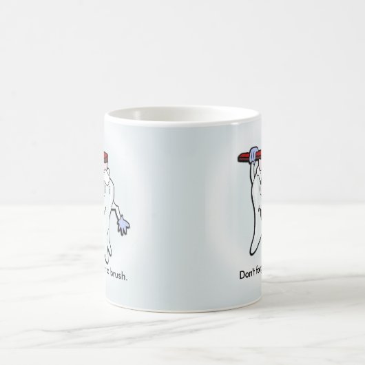 Mug Brossage de dent adorable (Centre)