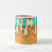 Mug Brosse à cône de crème glacée avec arrosage (Centre)