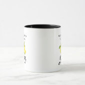 Mug Brosse Script Aquarelle Citrons Limoncello (Centre)