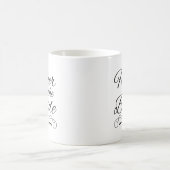Mug Brosse Script Coeur de l'or Père de la mariée (Centre)