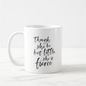 Mug Brosse Script Petit Mais Fierce William Shakespear (Gauche)