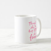 Mug Brosse Script Petit Mais Fierce William Shakespear (Devant droit)