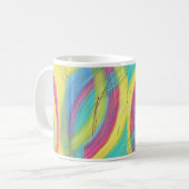 Mug Brosses Abstraites colorées (Devant gauche)