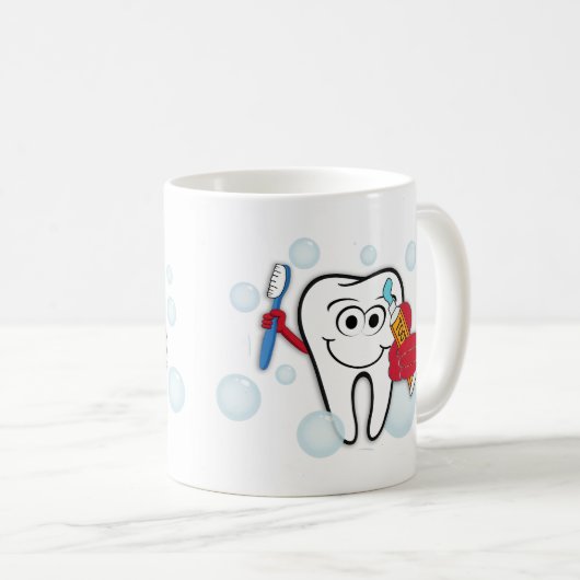 Mug Brossez-vous les dents (Devant droit)