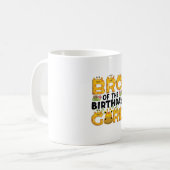Mug Brother 1er anniversaire fille Giraffe Theme Party (Devant gauche)
