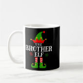 Mug Brother Elf Funny Matching Family Group Christmas  (Gauche)