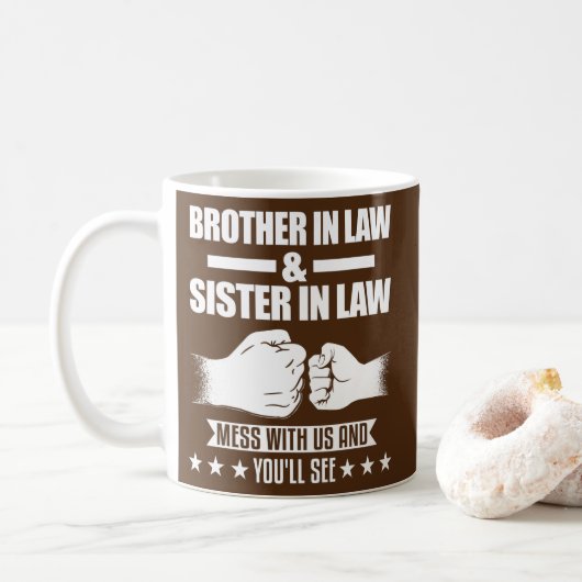 Mug Brother in law sister in law  (Avec donut)